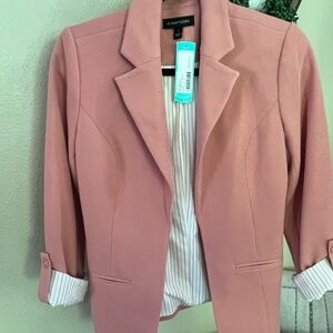 NWT 41 Hawthorn Blush Pink Womens Blazer Jacket